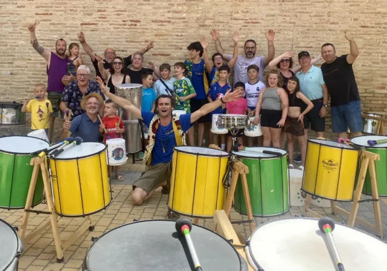 foto batucada en familia